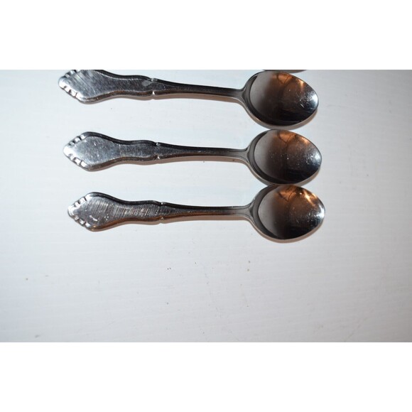 Vtg 5 Pc Lot Stanley Roberts MAJESTY Stainless Rogers soup spoon 7" Flatware - Picture 3 of 13